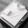 Camiseta interior de cuello semi-alto de terciopelo de doble cara de peso pesado de seda de morera para hombre, camiseta de manga larga cálida de otoño e invierno para hombre