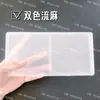 Acrílico Fluxo Casca de Cânhamo Estilo Antigo Janela Florida Leque em Forma de Casca de Cânhamo Fluxo Casca de Cânhamo DIY Lousa de Mahjong com Areia Movediça
