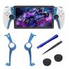 Adequado para PS5 Portal portátil, tira decorativa substituível, capa protetora com 2 tampas de analógico, acessórios para portátil PS5