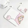 Chica de Artículos Secos Tsuchiame Espejo Plegable Espejo de Maquillaje Estudiante de Escritorio Portátil Espejo de Retoque para Niñas Estilo Mejor Amiga