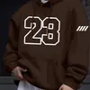 [Talla Europea Transfronteriza] Sudadera Informal de Forro Polar para Hombre con Bolsillo Canguro - Patrón Geométrico, Primavera y Otoño