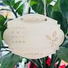 Placas de Árvore Manuscritas em Branco, Placas de Introdução em Madeira Sólida para o Dia da Árvore, Placas de Adoção de Árvores, Etiquetas para Plantas