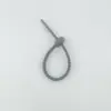 Corbatas de Cable de Silicona de Colores, Organizadores de Cables Reutilizables, Llaveros, Correas de Bloqueo Automático, Duraderas, Disponibles en Múltiples Colores