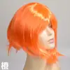 Peluca cosplay para cabello de estudiante peluca anime Amarillo Verde Fiesta fiesta de gala pelo corto Cara MSN pelo liso