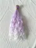 Peluca de Muñeca de Algodón 25cm Cabello Ondulado de Seda Suave con Degradado de Onda de Agua para Muñecas Bjd