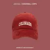 Boné de Baseball de Alta Qualidade com Aba Curva para Mulheres, Versátil, Simples, Bordado, para Rosto Grande, Boné Pequeno Masculino Tendência