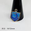 Medalla Logo Academia de Magia Aleación Goteo de Aceite DIY Accesorios de Joyería Aretes Colgante Joyería Colgante para el Cabello