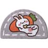 Alfombrilla de Piso de Dibujos Animados Baño Inodoro Absorbente Cocina Baño Alfombrilla Antideslizante Felpudo Entrada Alfombra de Dormitorio Alfombrilla de Piso