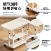 Escritorio multifuncional para computadora, móvil y ajustable, para dormitorio; mesita de noche para habitación; escritorio simple para estudiante, para uso en casa