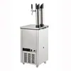 Máquina de Cerveza de Barril de Doble Cabezal del Fabricante, Máquina de Cerveza de Doble Vía Enfriada por Agua, Máquina de Elaboración de Cerveza Artesanal para Puesto de Comida Hotel