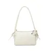Bolso Estilo Coreano de Cuero con Cera de Aceite y Lazo Tipo Boston para Mujer 2026 Nuevo de Gran Capacidad Brillante Bolso Cruzado tipo Almohada