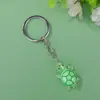 Llavero de Tortuga Luminosa de Resina de Colores Colgante Lindo Infantil Celebridad de Internet Llavero Diario de Cuentas Perler Colgador