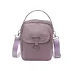 Moda de Primavera Color Block Tendencia Elegante para Mujer 2026 Nylon Simple Bolso de Mano Deportivo Cruzado al Hombro Teléfono Pequeño Bolso Cruzado