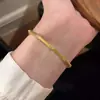 Pulsera Vintage de Ocho Puntas Estilo Francés Italiano Cepillado, Diseño Exquisito de Nicho, Lujo Ligero, Versátil, Venta Directa del Fabricante