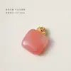 Colgante de Ágata Yanyuan 'No Matter' para Mujer Adorno Colgante Incrustado Cadena para Suéter Anillo para Correr Accesorios Joyería Fresca Dulce DIY