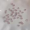 Explosiones Diamante de cristal para uñas de 5 mm Decoraciones para uñas de mariposa Nuevo taladro de fondo puntiagudo rojo neto Diamantes de imitación de color mágico transparente