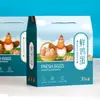 Caja de regalo de huevo personalizada de fábrica caja vacía huevo de corral huevo nativo caja de regalo plegable corrugada portátil personalizada
