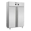 Gabinete de Desinfección Comercial con Circulación de Aire Caliente a Alta Temperatura, Gabinete de Desinfección de Vajillas de Acero Inoxidable de Doble Puerta para Comedores y Restaurantes, Calificación de Dos Estrellas