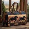 2026 Nueva Serie Transfronteriza Animal Caballo Bolsa de Viaje Acolchada Portátil de Corta Distancia Multifuncional Bolsa Deportiva para Fitness