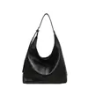 Bolsa Tote de Ombro Grande Capacidade para Mulheres 2025 Nova Tendência Estilo Coreano Moda Retrô Casual Roupa de Trabalho Bolsa de Cor Sólida