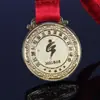 Medalla de Reconocimiento Juegos de Maratón Metálica Medalla Personalizada de Aleación de Zinc Medalla Conmemorativa Moneda Conmemorativa Diseño de Logo