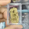 Adesivo de Telefone de Ouro Puro 999 para Riqueza Instantânea, com Adesivo Traseiro, Adesivo de Ouro 2mg, Presente Promocional para Lojas de Ouro em Transmissão ao Vivo