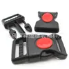 Hebilla de interruptor de 3.8 cm Hebilla de plástico engrosado para casco Hebilla Hebilla de cierre de punto rojo