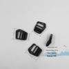 Fivela de plástico curva de 9 palavras abrindo fivela de três engrenagens fivela de gancho de nove palavras acessórios de bagagem 2.5CM gancho de gancho de 9 palavras gancho gancho