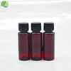Botellas de Líquido Oral al por Mayor, Botellas de Reactivo de Grado Alimenticio de 20 ml, Botellas de Plástico Grueso Selladas Marrones para Medicamentos Líquidos con Tapas