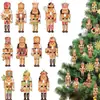Cascanueces de Navidad Decoraciones de Navidad Adornos de Madera Artesanías de Madera Decoraciones para Fiestas Navideñas Adornos Colgantes