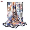 Nuevo chal étnico estampado recién pintado de doble uso para exteriores bufanda decorativa de sarga 90x90 bufanda lote