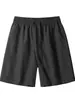 Pantalones Cortos Deportivos de Seda de Hielo de Secado Rápido con Corte Diagonal Estilo Americano para Hombre, Pantalones Casuales Versátiles de Pierna Recta de Cinco Puntos para Verano, Pantalones Cortos para Playa al Aire Libre