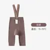 Shorts de Tirantes de Color Sólido para Niños Verano Delgados de Cintura Alta Protectores de Vientre Pantalones Leggings de Alta Elasticidad para Levantamiento de Pesas para Niños y Niñas