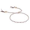 Pulseira Amazon Mais Vendida Contas de Cobre Pulseira de Borla Algodão Colorido Taler Corda de Mão Masculina e Feminina ins Yiwu Comércio Exterior Novo Estilo