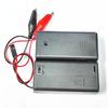 No. 5 Cajas de Baterías de 2 Celdas con Pinza Caimán y Conector Dupont Caja de Baterías 2AA con Interruptor y Tapa Soporte para Baterías en Paralelo