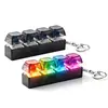 Conjunto de Botões de Alívio de Estresse de Quatro Teclas Transfronteiriço Testador de Switch Mecânico Chaveiro de Teclado Brinquedo de Apertar Botão de Alívio de Estresse