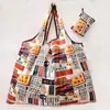 Bolso Estilo Pintura al Óleo de Van Gogh, Capacidad Extra Grande, Bolsa de Compras Plegable, Bolsa de Dibujos Animados Ecológica para Supermercado, Bolsa para la Compra, Bolsa de Almacenamiento