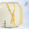 Colar Puzuo Cor Forte Conservação de Cor Ouro Areia Antigo Tassel de Cabacinha Paz e Alegria Novo Estilo Chinês Versátil Elegante Corrente de Clavícula para Mulheres