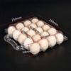 Caja Desechable para Empaque de Huevos, Bolso, Bandeja para Huevos, Bandeja Interior Blíster de Grado Alimenticio, Caja de Plástico para Empaque de Huevos Suministro