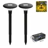 Lâmpada LED Solar para Jardim de Villa, à Prova de Chuva, com Haste de Inserção no Gramado, Lâmpada de Grama, Lâmpada Decorativa Externa