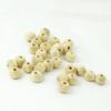 Cuentas de Madera Natural Cuentas Redondas Flores de Pera Tuya Birmana Sándalo Cuentas de Barril Cuentas Sueltas Antiguo DIY Material para Pulseras de Joyería