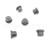 Venta al por mayor de fábrica Tapón de silicona de apertura de 11 mm Tapón de goma resistente a altas temperaturas Tapón de tubo de vidrio impermeable negro