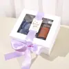Caja de Regalo Acompañante para Ventana de Boda al por Mayor Tanabata Día de San Valentín Caja de Regalo Transparente Verde Bolsa de Regalo Caja de Regalo de Agradecimiento para Dama de Honor