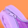 Moda Pêssego Coração Caverna Bolsa Pequena Amor Crossbody Bolsa de Armazenamento Portátil Bolsa de Moedas de Silicone Cosmético