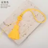 Cuerda Larga de Nudo Mandala para Colgar en el Coche Colgante de Borla Accesorio DIY Colgante Portaincienso Cadena
