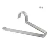 Colgador de pantalones fuerte clip para pantalones aleación de aluminio hogar perchero para pantalones de mezclilla espacio aluminio secado armario falda acero inoxidable