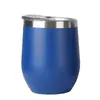 Taza de cáscara de huevo transfronteriza, taza térmica en forma de U de doble pared al vacío de 12 oz, taza de huevo swig de acero inoxidable 304, copa de vino al por mayor
