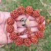 Fornecimento ao vivo atacado pulseira de Bodhi com diamantes Nepal cinco 18-20mm contas de Buda joias atrações fornecimento