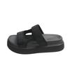 Pantuflas de Suela Gruesa para Mujer para Usar en Verano, Nuevo Modelo 2026, Suaves de Suela Plana con Velcro para Mujeres Embarazadas, Estilo Deportivo de Playa, Súper Populares en Hong Kong