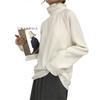 2026 Otoño e Invierno Nuevo Estilo Tela de Terciopelo Alemán Básico Holgado Camiseta de Manga Larga Top de Manga Raglán para Mujer Camiseta Base